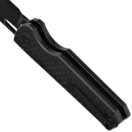 Nóż składany Bestechman Guardian Black G10 w/ Carbon Fiber Pattern, Black PVD D2 (BMK11E)
