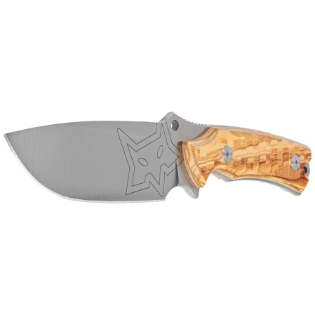 Fox Oxylos Olive Wood, Satin Becut Knife (FX-616 OL)