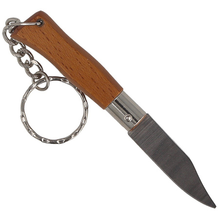 Nóż składany brelok MAM Douro Mini, Light Beech Wood, Inox HW, Satin 420 (2002-LW)