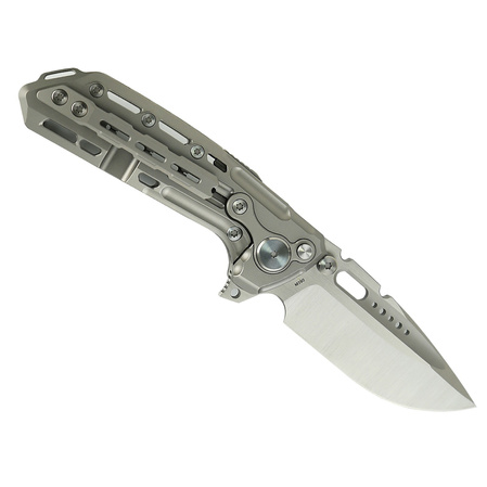 Nóż składany Reate TX228 LE No 084/200 Bead Blasted Titanium, Bead Blasted Titanium Clip, Satin M390 (TX228 TBB.TBB.SAT)