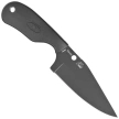 Nóż Spyderco Subway Bowie Black FRN, Black Plain LC200N by Fred Perrin (FB48PBBK)