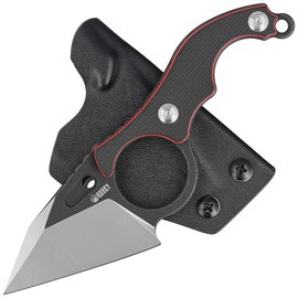 Nóż Kubey Hippocam Black G10, Two Tone D2 (KU166A)