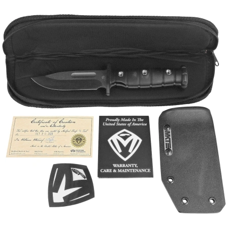 Nóż Medford Luke Airman PS Black G10, Std HW, Tumbled 3V (MK2173TQ-08KB-SPQ3-Q4)