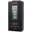 Latarka brelok NiteCore TUP 1000lm, Li-ion Battery / 1200mAh Inteligent Keychain Light (TUP METALLIC GRAY)