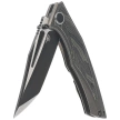 Bestech Togatta Knife Bronze Titanium/Black-Green G10, Black Stonewashed/Satin M390 by Koens Craft (BT2102E)
