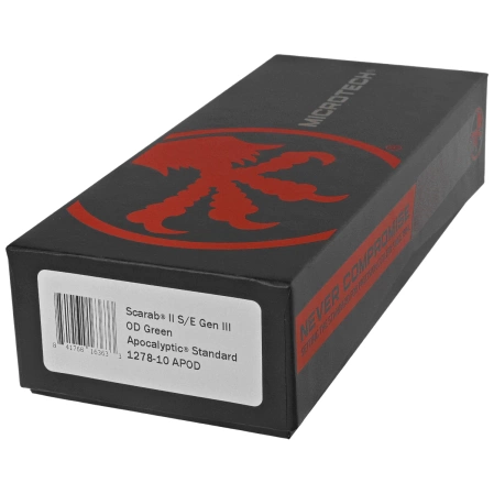 Nóż automatyczny OTF Microtech Scarab II Gen III S/E OD Green Aluminium, Apocalyptic M390MK by Tony Marfione (1278-10APOD)