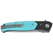 Nóż składany Bestech Swordfish Black/Light Blue G10, Satin 14C28N (BG62F)