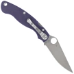 Nóż składany Spyderco Military 2 Dark Blue G10, Satin CPM S110V Plain by Sal, Eric Glesser (C36GPDBL2)