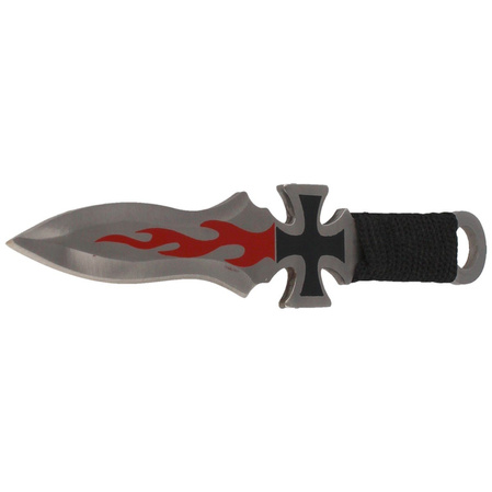 Noże do rzucania Martinez Albainox Black Cross Set 3szt (31884)