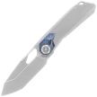 Remette RT-Peregrine Falcon Knife Gray/Thunder Lightning Titanium, Hand Fine Grinding Pearlescent M390 (RTT1-GX)