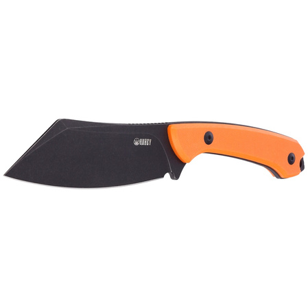 Kubey Knife Perses, Orange G10, Dark Stonewashed D2 (KU302B)