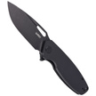 Kubey Knife Tityus, Black G10, Dark Stonewashed D2 (KU322C)
