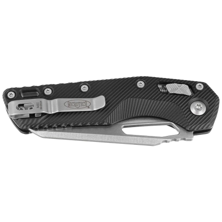 Microtech MSI S/E Fluted Black Aluminium, Stonewashed M390MK by Tony Marfione (210-10FL)