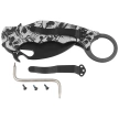 Nóż składany Fox The End Karambit Black Aluminium, Black N690Co (FX-599 ALB-3)