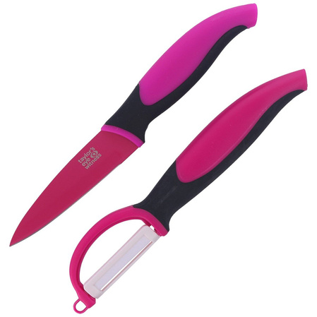 Taylor's Eye Knife Peeler & Peeler Set Pink (377800)