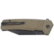 Nóż składany Civivi Bhaltair Green Burlap Micarta, Black 14C28N (C23024-3)