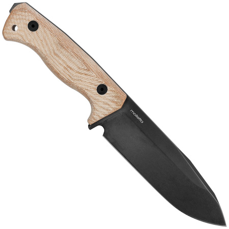 Nóż LionSteel Natural Canvas Micarta, Old Black CPM 3V by Molletta (T6B 3V CVN)