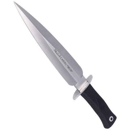 Muela Caribu.G Remate Black Rubber Knife, Satin X50CrMoV15