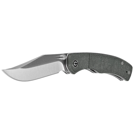 Civivi Clingman Knife Green Canvas Micarta, Satin Nitro-V by Taylor Martin Best Damn EDC (C23065-4)