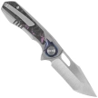 Nóż składany Remette RT-Saker Falcon Gray Titanium/Carbon Fiber, Satin S45VN (ASTP-3)