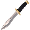 Muela 85-160 Black Rubber Knife, Satin 420H