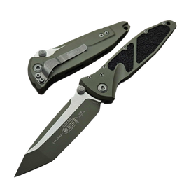 Nóż składany Microtech Socom Elite T/E-M Cerakote Moss Green Aluminium, Cerakote Moss Green M390MK by Tony Marfione (161-1MG-C21Z13)