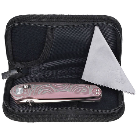 Bestech Mothus Purple Titanium, Satin M390 by Kombou Knife (BT2206D)