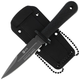 K25 Botero Neck Knife Black ABS, Titanium 7Cr17MoV (31898)
