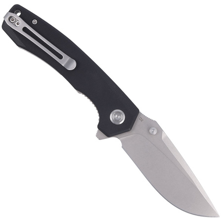 Nóż składany Kubey Black G10, Bead Blasted D2 (KU901A)