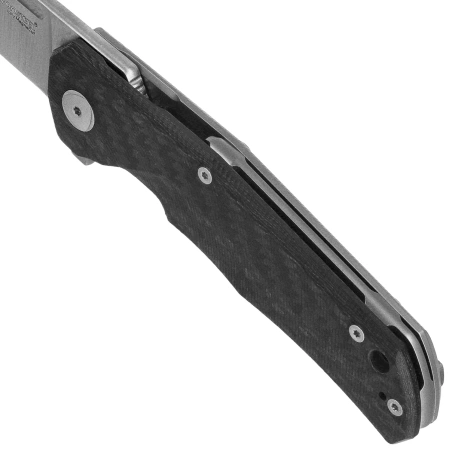 Nóż składany LionSteel Q4ttro Carbon Fiber/Titanium, Satin MagnaCut by Molletta (Q4 CF)