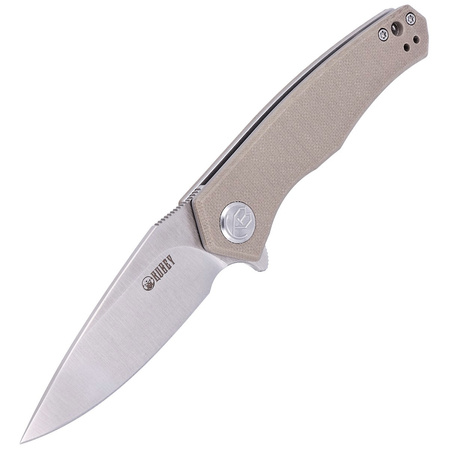 Nóż składany Kubey Cadmus Tan G10, Satin D2 by Max (KU055C)