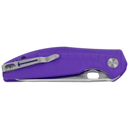 Nóż składany Bestechman Angry Owl Purple G10, Satin/Stonewashed D2 by Keanu Alfaro (BMK12E-1)