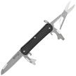 Fox Vulpis F4 Black Aluminum, Polished N690Co Pocket Knife (FX-VP130-F4 BK)