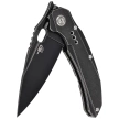 Bestech Exploit Black Stonewashed Titanium, Black Stonewashed S35VN by Todd Knife and Tool (BT2005C)