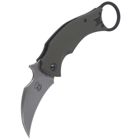Nóż FOX Karambit Black Bird by Bastinelli G10 OD Green, Stone Washed (FX-591 ODSW)