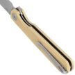 Nóż składany Bestechman Flick Khaki G10, Satin/Stonewashed D2 by Ostap Hel (BMK13C)