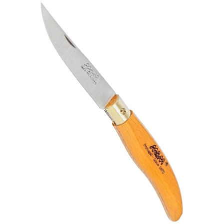 Nóż składany MAM Iberica S, Orange Beech Wood, Brass HD (2010-OR)