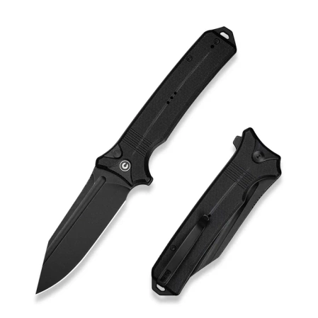 Nóż składany Civivi Neurohaptic Black G10, Black Stonewashed Nitro-V (C23080-1)