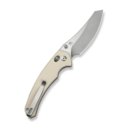 Civivi Sixgill Knife Ivory G10, Satin Nitro-V by Gavko Knives (C24050-2)