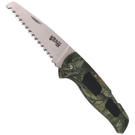 Herbertz Solingen Wood Camo Elastomer Folding Saw, Satin Finish 114mm (55004)