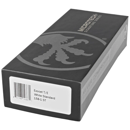 Nóż automatyczny OTF Microtech Exocet T/E Storm Trooper Signature White Aluminium, White M390 by Tony Marfione (158-1ST)