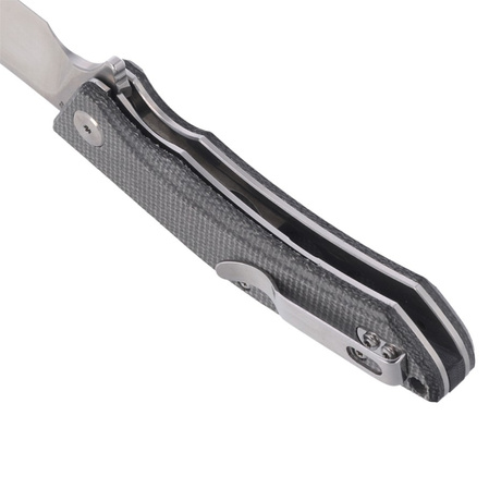 Nóż składany Bestech Cubis Black Micarta, Stonewashed/Satin D2 (BG42A)