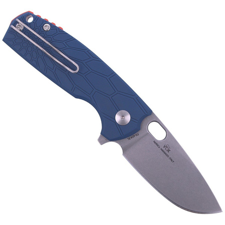 Nóż FOX Core FRN Blue, Stone Washed by Jesper Voxnaes (FX-604 BL)