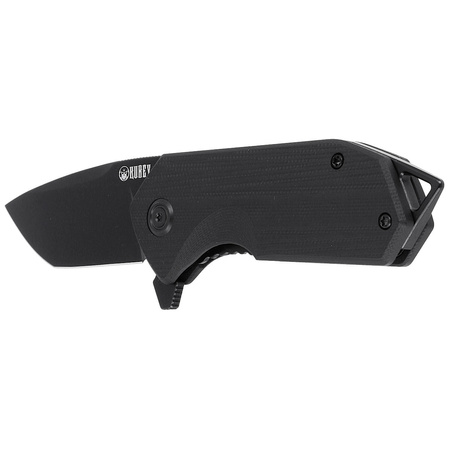 Nóż Kubey Knife Campe, Black G10, Dark Stonewashed D2 (KU203J)