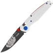 ANV A100 BB Limited Edition No 26/100 Knife White GRN, Black DLC Sleipner (ANVA100-036)