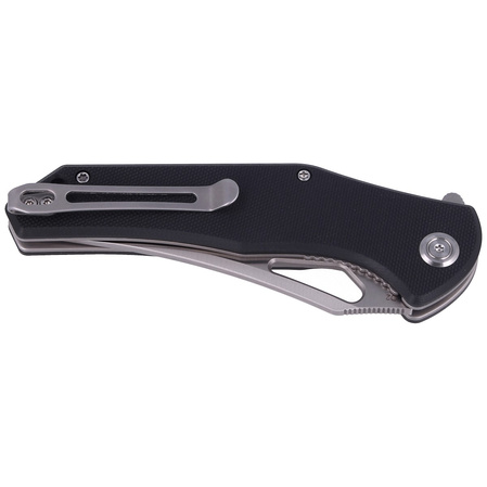 Kubey Knife Phemius Black G10, Bead Blasted D2 (KU149A)