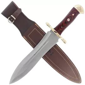 Podenquero-M Pakka Wood, Satin X50CrMoV15  knife