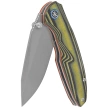 Remette RT-Cool Whale Knife Black / Green G10, Ceramic Sandblasted 14C28N (RTCL-G1)
