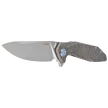 Nóż składany Kubey Nova Frame Lock Flamed Titanium, Beadblasted 14C28N (KB235G)