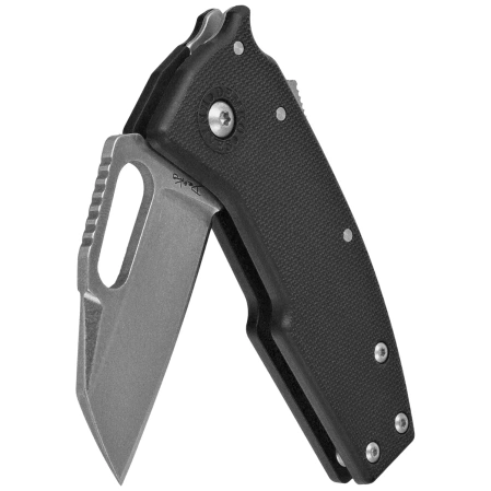 Nóż składany Demko Nano-Shark SF Black GRN, Stonewashed AUS10A by Andrew Demko (NANO-10A-Black GRN-SF)